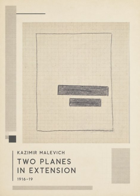 Kazimir Malevich Two Planes in Extension No1 - Plakat