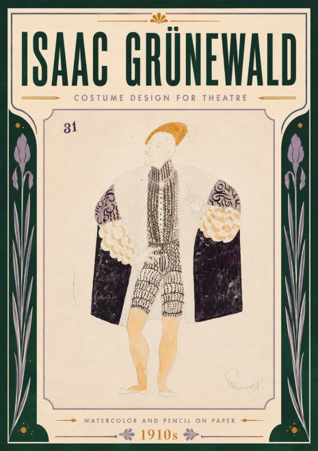 Isaac Grünewald Costume Design for Theatre No5 - Plakat