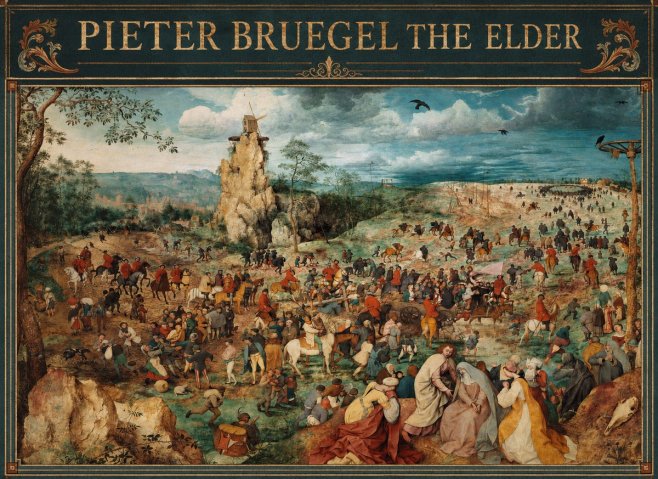 Pieter Bruegel The Procession to Calvary No4 - Plakat