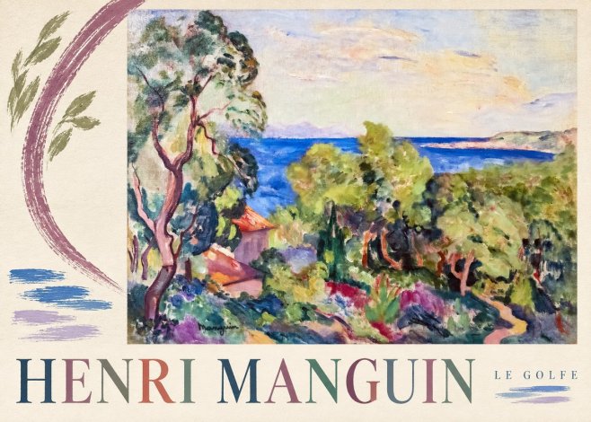 Henri Manguin Le Golfe No3 - Plakat