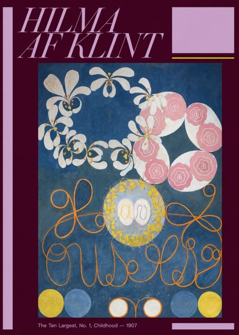 Hilma af Klint The Ten Largest, No. 1, Childhood I No6 - Plakat