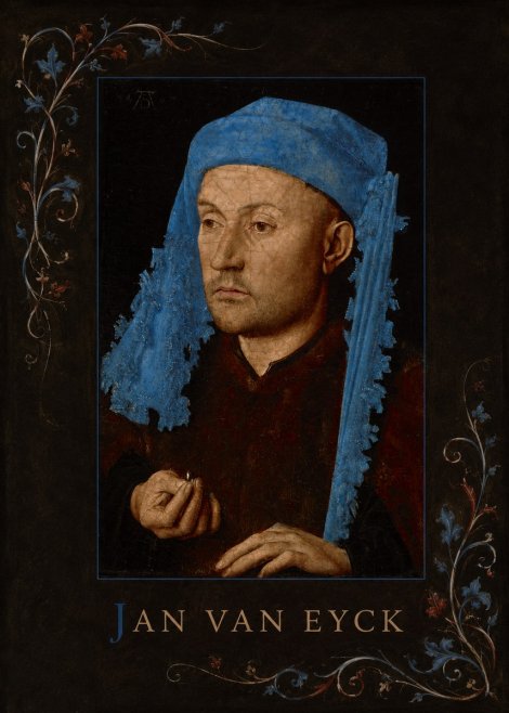 Jan van Eyck Portrait of a Man (Léal Souvenir) No3 - Plakat