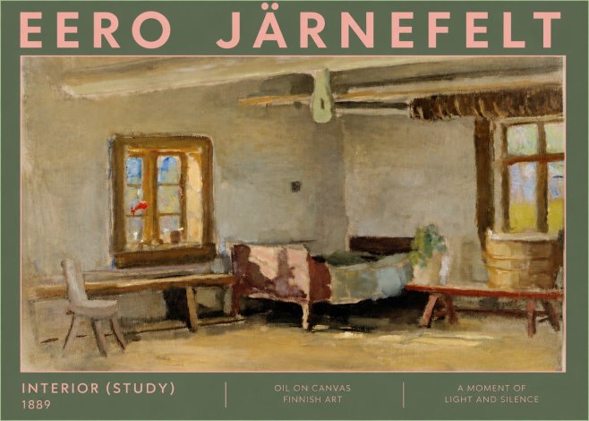Eero Järnefelt Interior (Study) No4 - Plakat