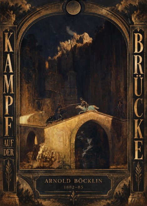 Arnold Böcklin Kampf Auf Der Brücke No6 - Plakat
