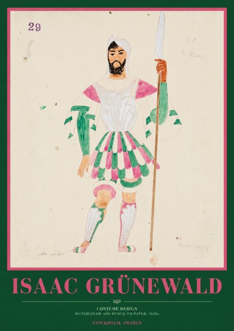 Isaac Grünewald Costume Design No. 29 No1 - Plakat
