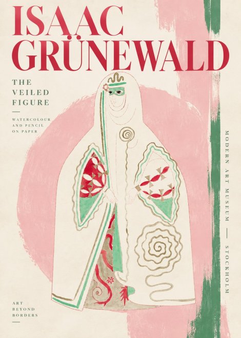 Isaac Grünewald The Veiled Figure No3 - Plakat