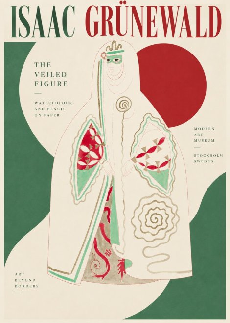Isaac Grünewald The Veiled Figure No5 - Plakat