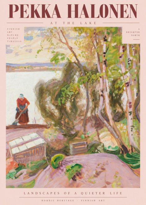 Pekka Halonen At the Lake No5 - Plakat