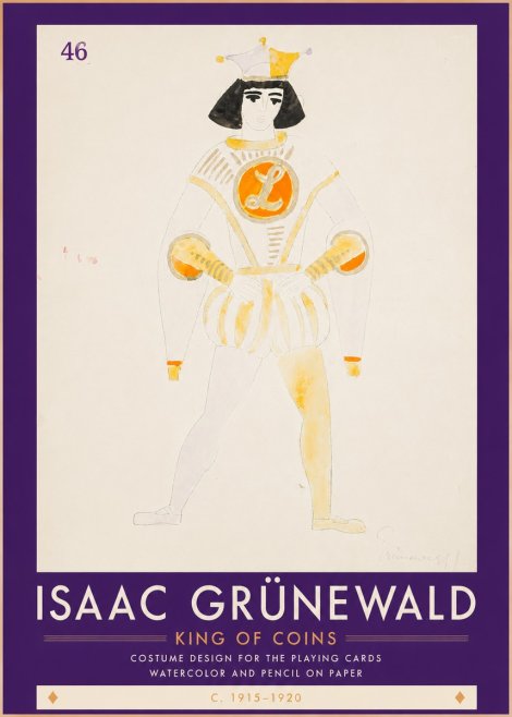 Isaac Grünewald King of Coins No3 - Plakat