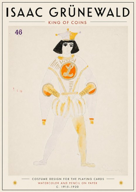 Isaac Grünewald King of Coins No6 - Plakat