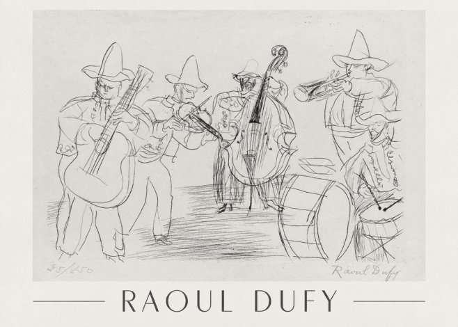 Raoul Dufy Musicians No1 - Plakat