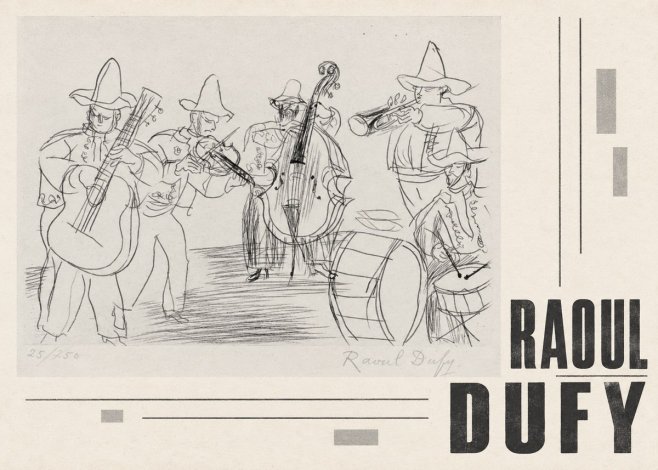 Raoul Dufy Musicians No5 - Plakat