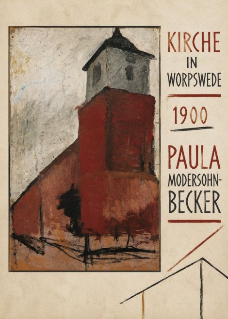 Paula Modersohn-Becker Kirche in Worpswede No3 - Plakat