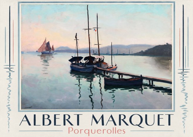 Albert Marquet Porquerolles No1 - Plakat