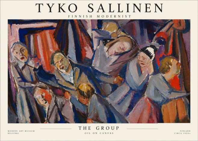 Tyko Sallinen The Group No1 - Plakat
