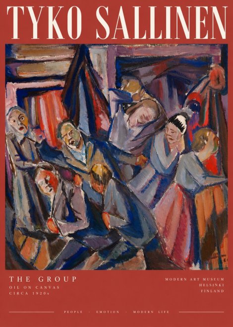 Tyko Sallinen The Group No2 - Plakat