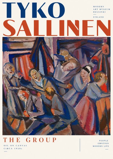 Tyko Sallinen The Group No6 - Plakat