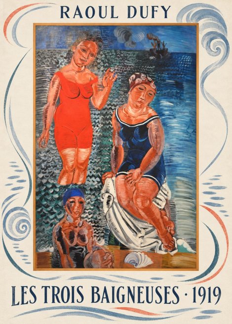 Raoul Dufy Les Trois Baigneuses No6 - Plakat