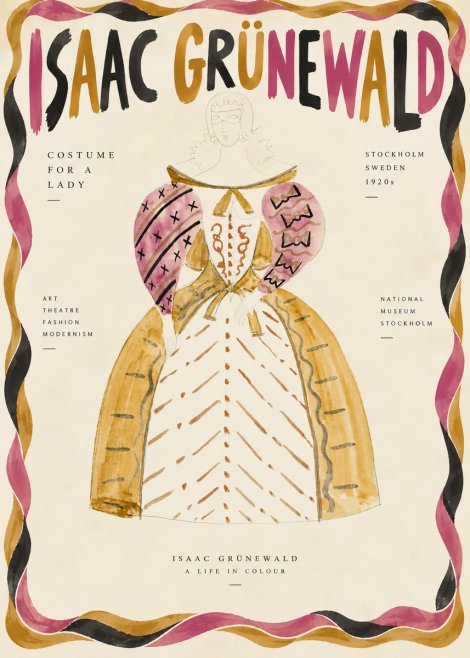 Isaac Grünewald Costume Design XII No5 - Plakat
