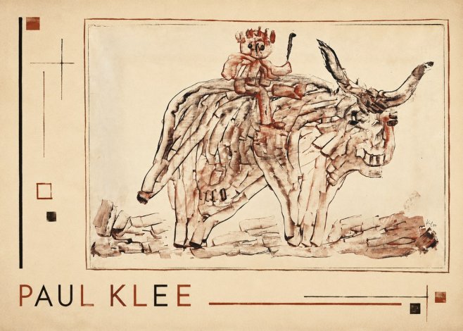Paul Klee Bear Rider No2 - Plakat