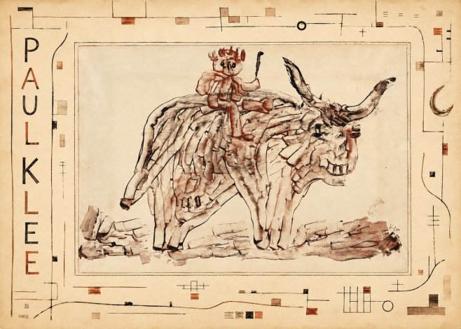 Paul Klee Bear Rider No3 - Plakat