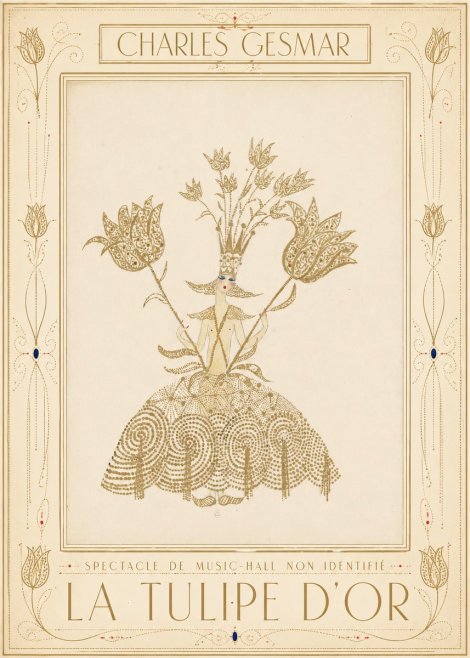 Charles Gesmar La Tulipe D'or No1 - Plakat