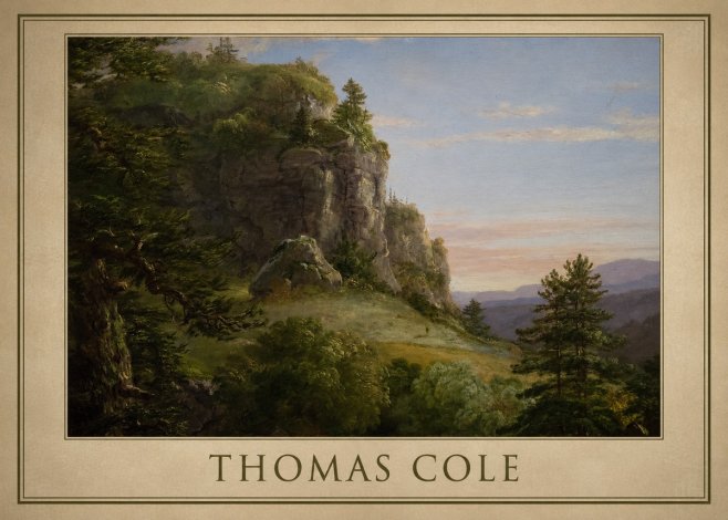 Thomas Cole Landscape, the Old Mill No1 - Plakat