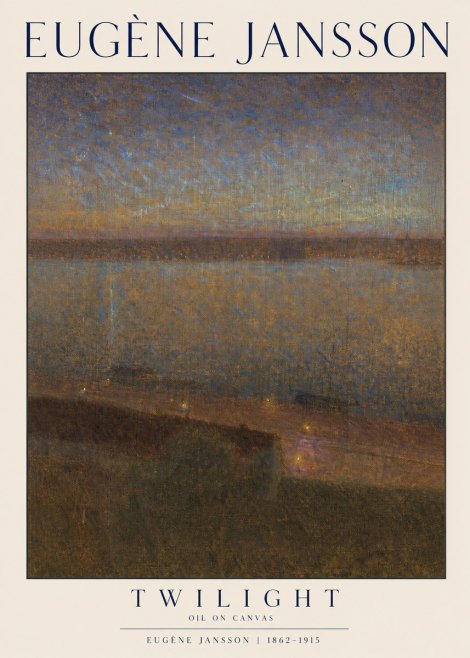 Eugène Jansson Twilight No1 - Plakat