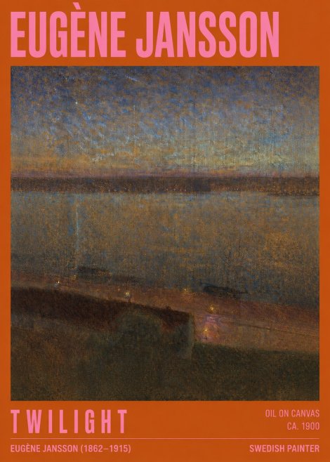 Eugène Jansson Twilight No2 - Plakat