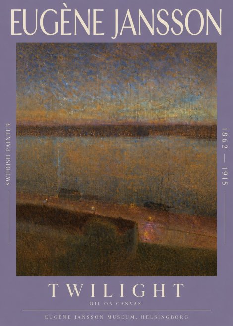 Eugène Jansson Twilight No3 - Plakat