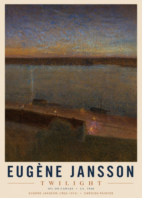 Eugène Jansson Twilight No4 - Plakat