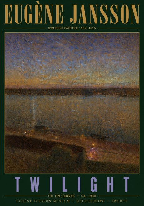 Eugène Jansson Twilight No5 - Plakat