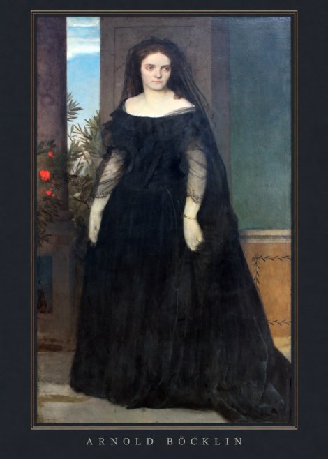 Arnold Böcklin Portrait of Mrs. Böcklin No4 - Plakat