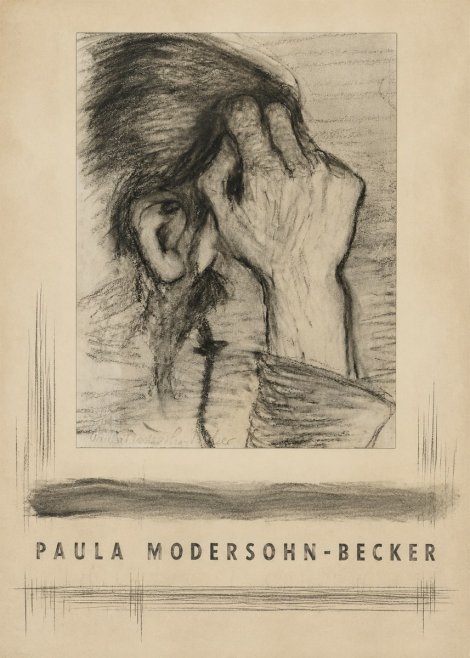 Paula Modersohn-Becker Head of a Girl with Rosary No3 - Plakat