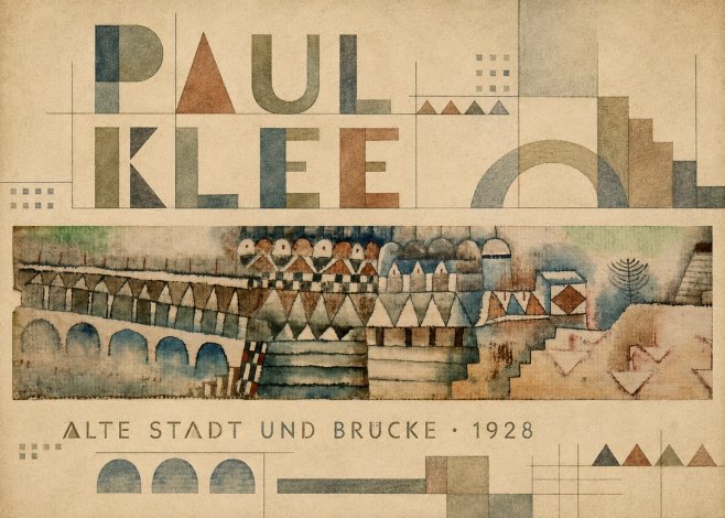 Paul Klee Alte Stadt Und Brücke No5 - Plakat