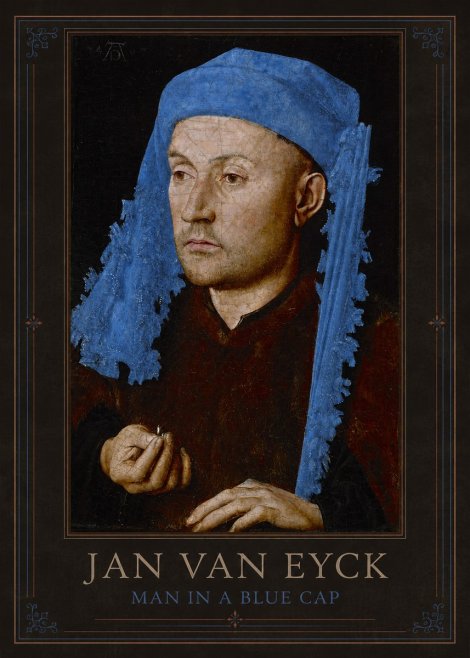 Jan van Eyck Man in a Blue Cap I No1 - Plakat