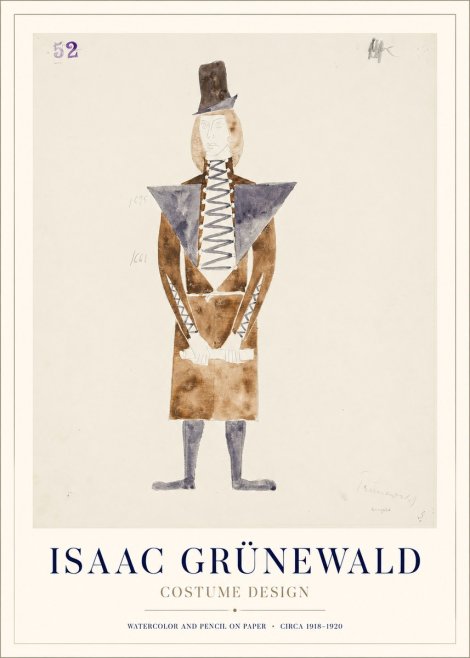 Isaac Grünewald Costume Design XIII No1 - Plakat