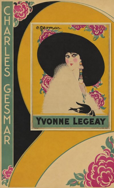 Charles Gesmar Yvonne Legeay No2 - Plakat