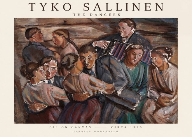 Tyko Sallinen The Dancers No1 - Plakat