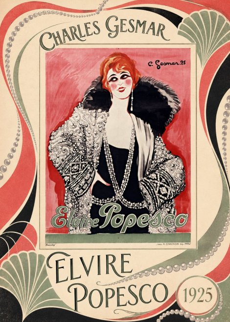 Charles Gesmar Elvire Popesco II No3 - Plakat