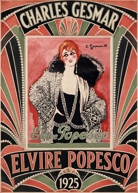 Charles Gesmar Elvire Popesco II No5 - Plakat