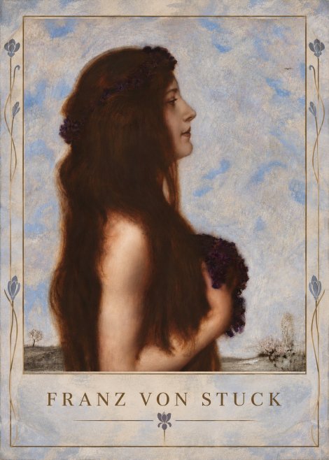 Franz von Stuck Frühlingsreigen No5 - Plakat