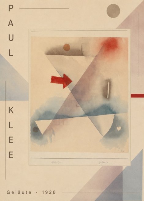 Paul Klee Geläute No2 - Plakat