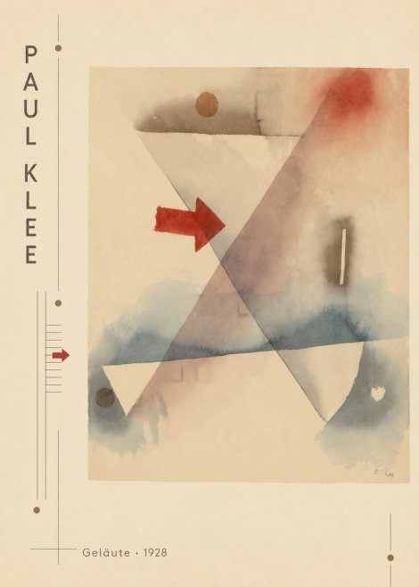Paul Klee Geläute No3 - Plakat