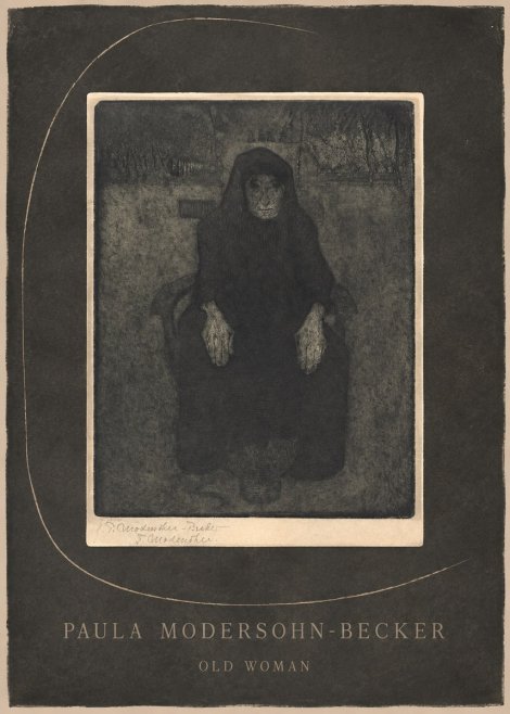 Paula Modersohn-Becker Old Woman No3 - Plakat
