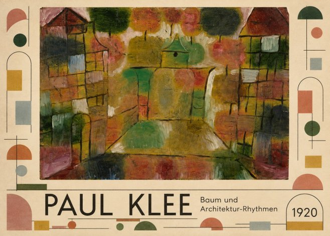 Paul Klee Baum Und Architektur-rhythmen No5 - Plakat