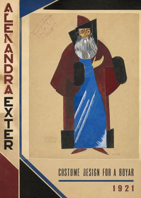 Alexandra Exter Costume Design for a Boyar No2 - Plakat