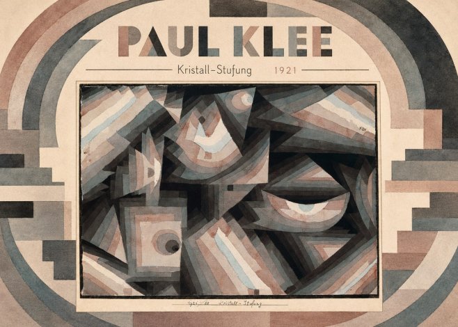 Paul Klee Kristall-stufung I No6 - Plakat