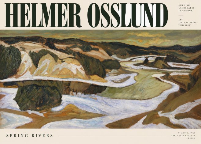 Helmer Osslund Spring Flood No3 - Plakat