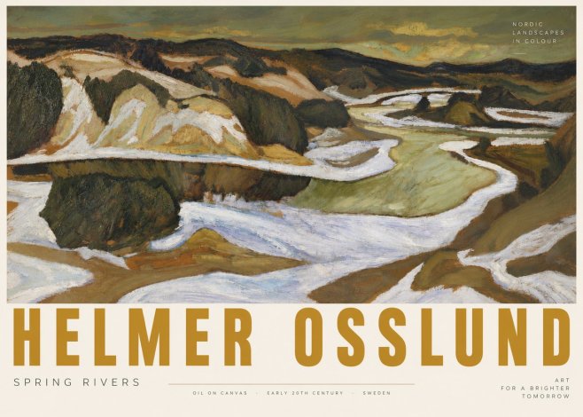 Helmer Osslund Spring Flood No6 - Plakat